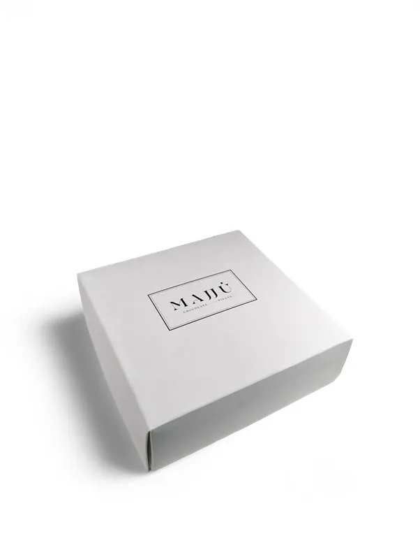 Caja plegadiza Majju tapa y fondo