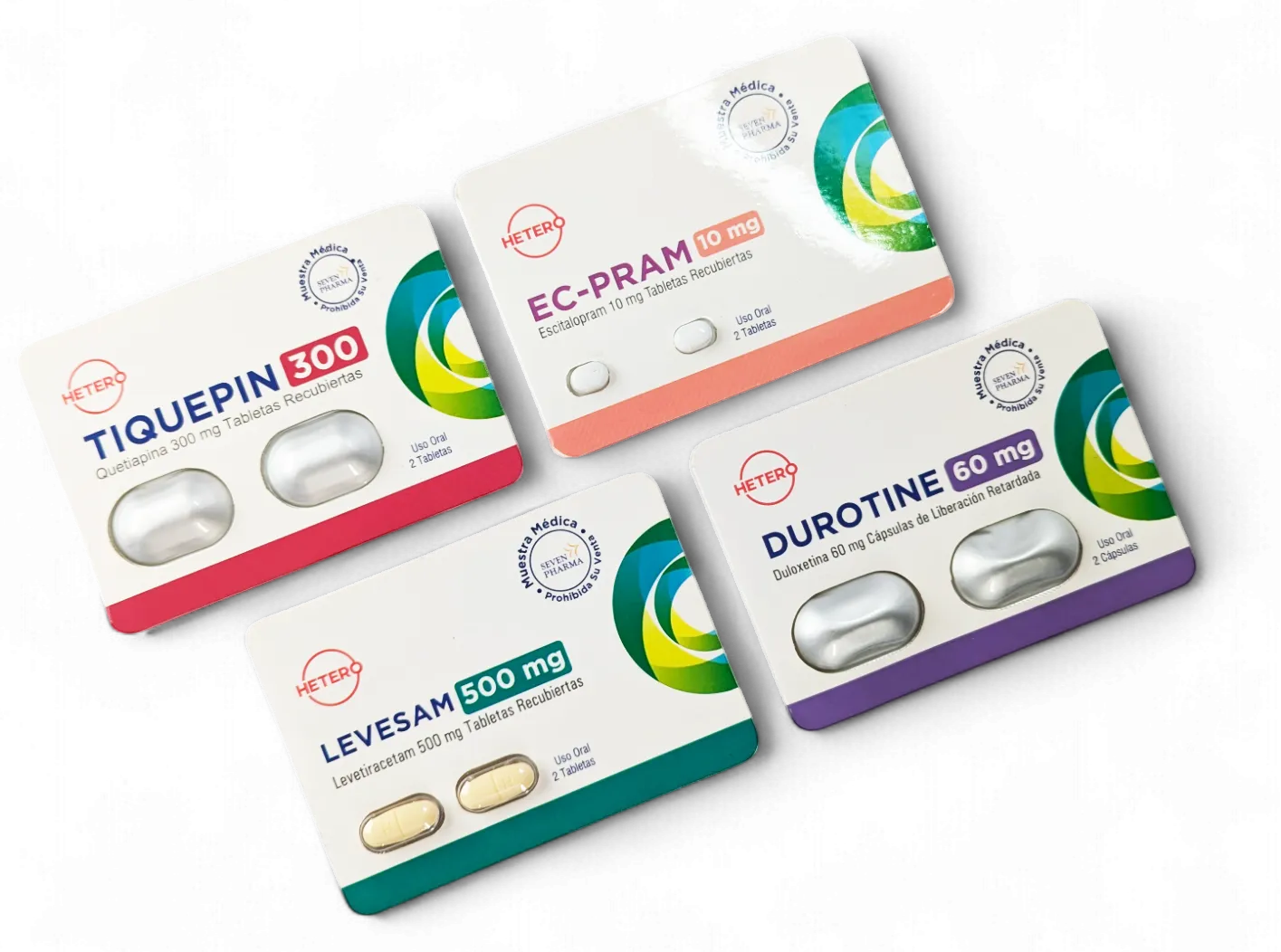 Empaques farmacéuticos para medicamentos y pastillas